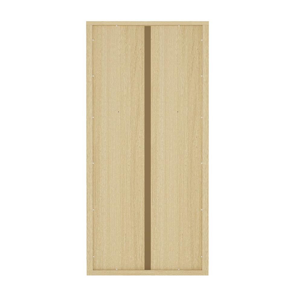 Manhattan Comfort - Rivington 38in Bookcase Cabinet in Natural Oak (5-Shelf) - Set of 2 - 2-BC004-NA veiw 5