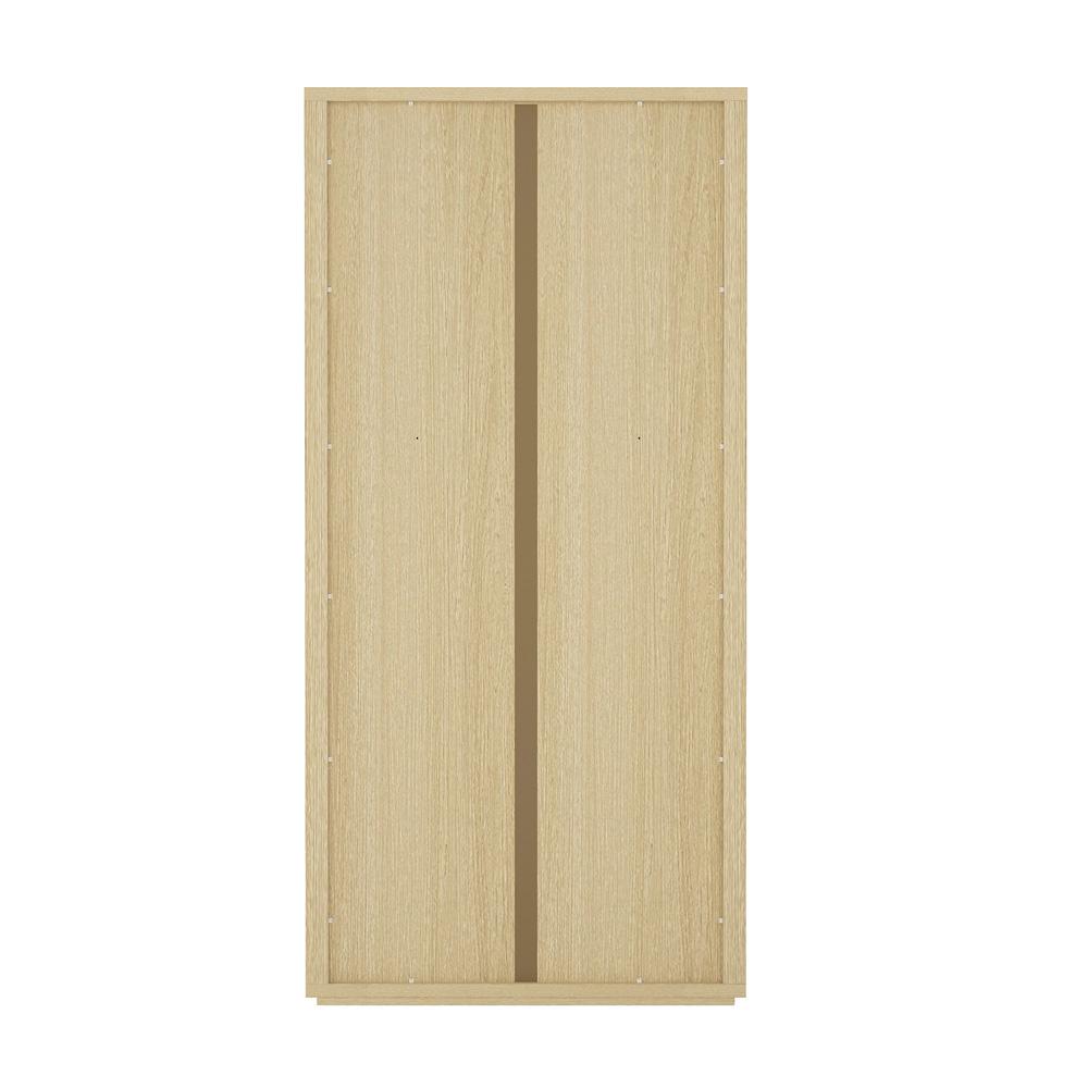 Manhattan Comfort - Rivington 38in Bookcase Cabinet in Natural Oak (5-Shelf) - Set of 2 - 2-BC005-NA veiw 5