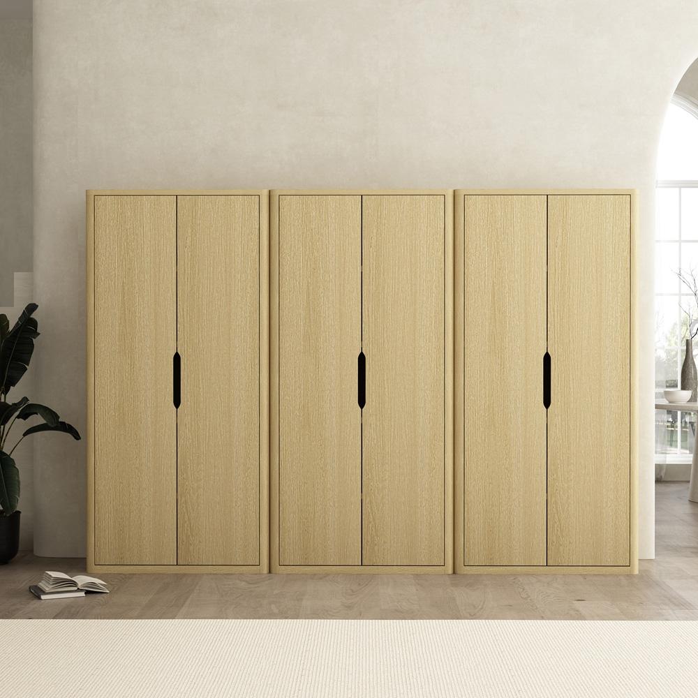 Manhattan Comfort - Rivington 38in Bookcase Cabinet in Natural Oak (5-Shelf) - Set of 3 - 3-BC004-NA veiw 8