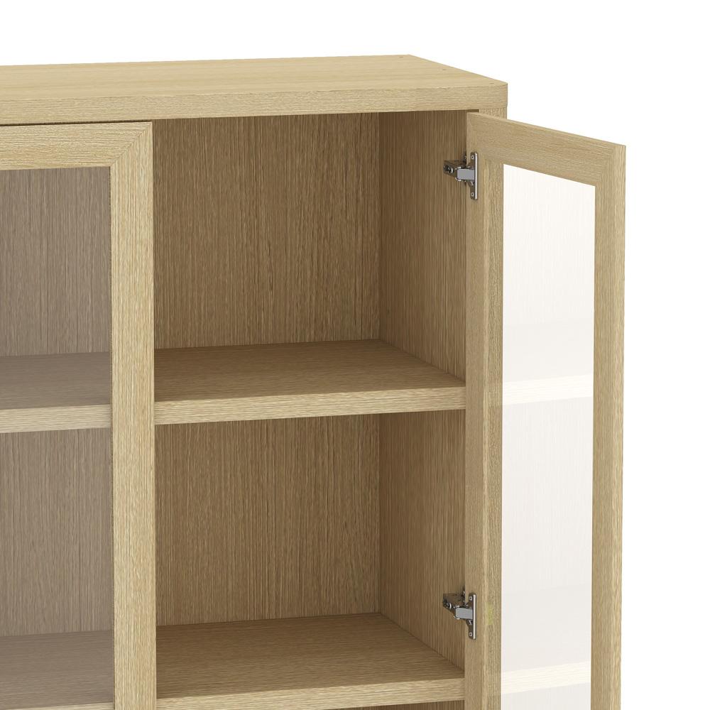 Manhattan Comfort - Rivington 38in Bookcase Cabinet in Natural Oak (5-Shelf) - Set of 3 - 3-BC005-NA veiw 6
