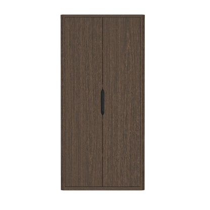 Manhattan Comfort - Rivington 38in Bookcase Cabinet in Walnut (5-Shelf) - BC004-BR veiw 1