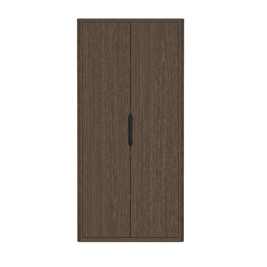 Manhattan Comfort - Rivington 38in Bookcase Cabinet in Walnut (5-Shelf) - BC004-BR veiw 1