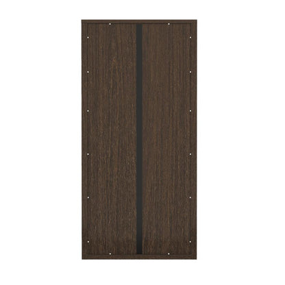 Manhattan Comfort - Rivington 38in Bookcase Cabinet in Walnut (5-Shelf) - BC004-BR veiw 5