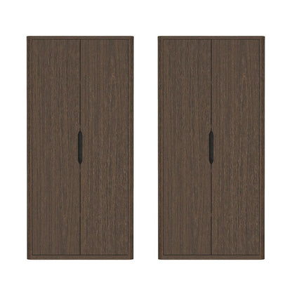 Manhattan Comfort - Rivington 38in Bookcase Cabinet in Walnut (5-Shelf) - Set of 2 - 2-BC004-BR veiw 1