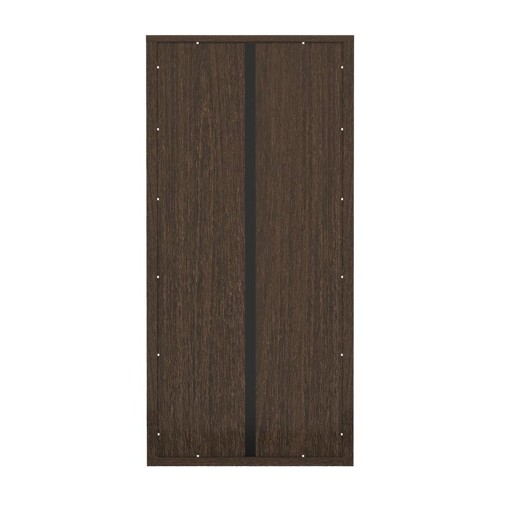 Manhattan Comfort - Rivington 38in Bookcase Cabinet in Walnut (5-Shelf) - Set of 3 - 3-BC004-BR veiw 5