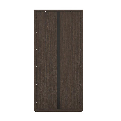 Manhattan Comfort - Rivington 38in Bookcase Cabinet in Walnut (5-Shelf) - Set of 3 - 3-BC005-BR veiw 5