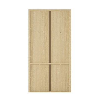 Manhattan Comfort - Rivington 40in Bookcase Cabinet in Natural Oak (4-Shelf) - Set of 2 - 2-BC006-NA veiw 5