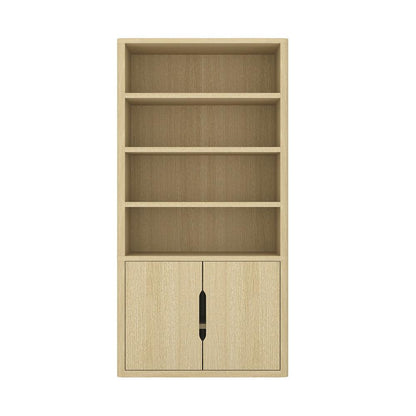 Manhattan Comfort - Rivington 40in Bookcase Cabinet in Natural Oak (4-Shelf) - BC006-NA veiw 1