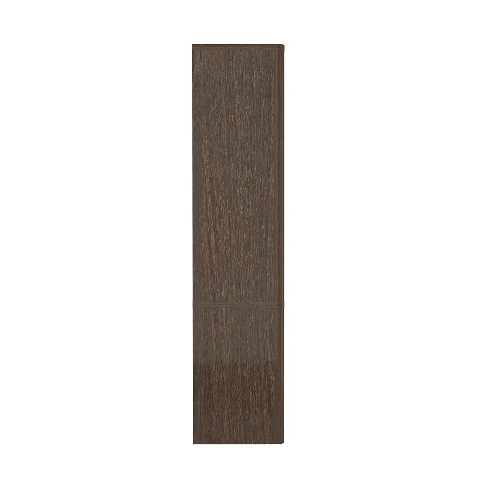 Manhattan Comfort - Rivington 40in Bookcase Cabinet in Walnut (4-Shelf) - Set of 3 - 3-BC006-BR veiw 4