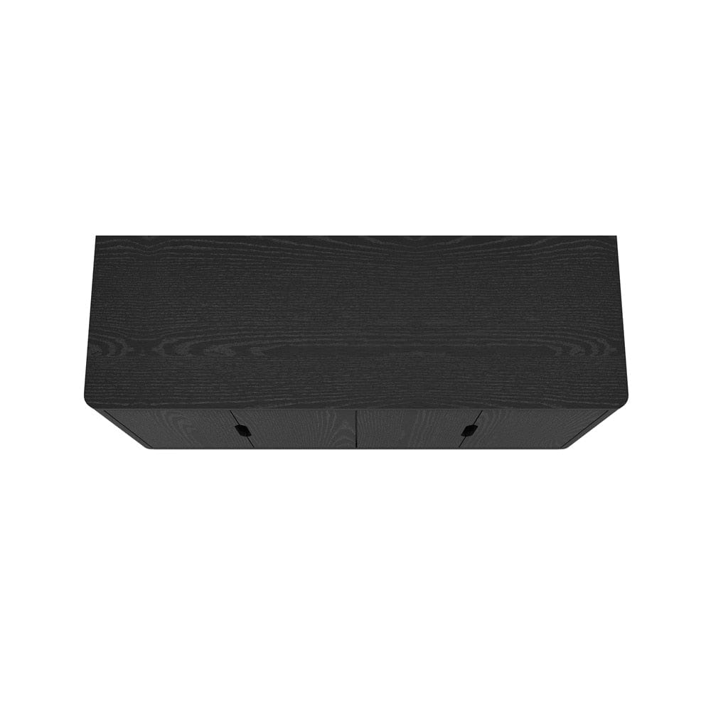 Manhattan Comfort - Rivington 60in Sideboard in Black (4-Shelf) - SB009-BK veiw 3