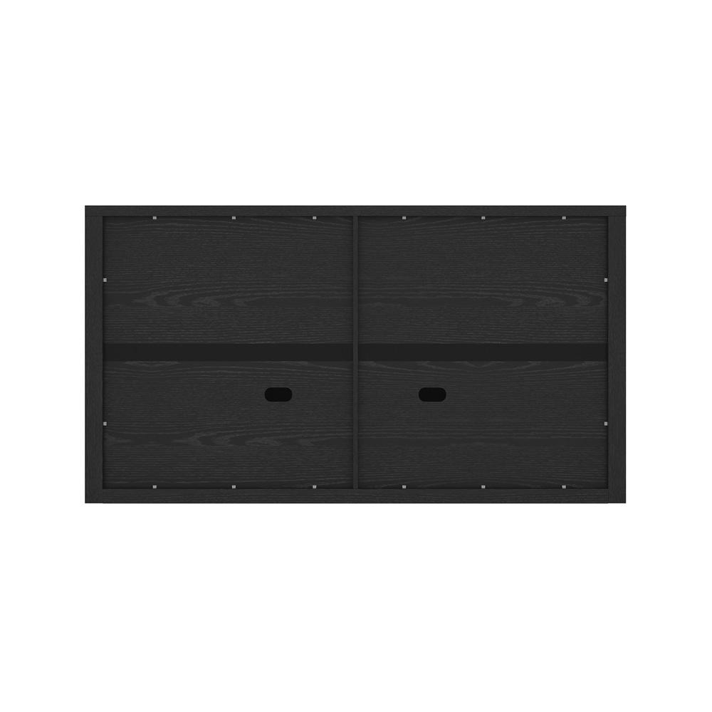 Manhattan Comfort - Rivington 60in Sideboard in Black (4-Shelf) - SB009-BK veiw 5
