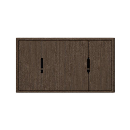 Manhattan Comfort - Rivington 60in Sideboard in Walnut (4-Shelf) - SB009-BR veiw 1