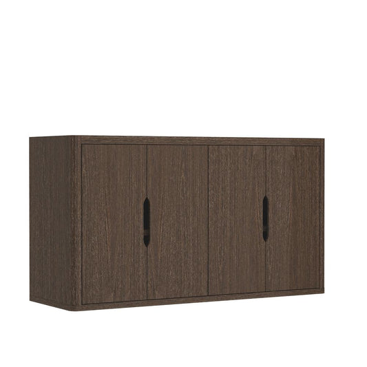 Manhattan Comfort - Rivington 60in Sideboard in Walnut (4-Shelf) - SB009-BR veiw 2