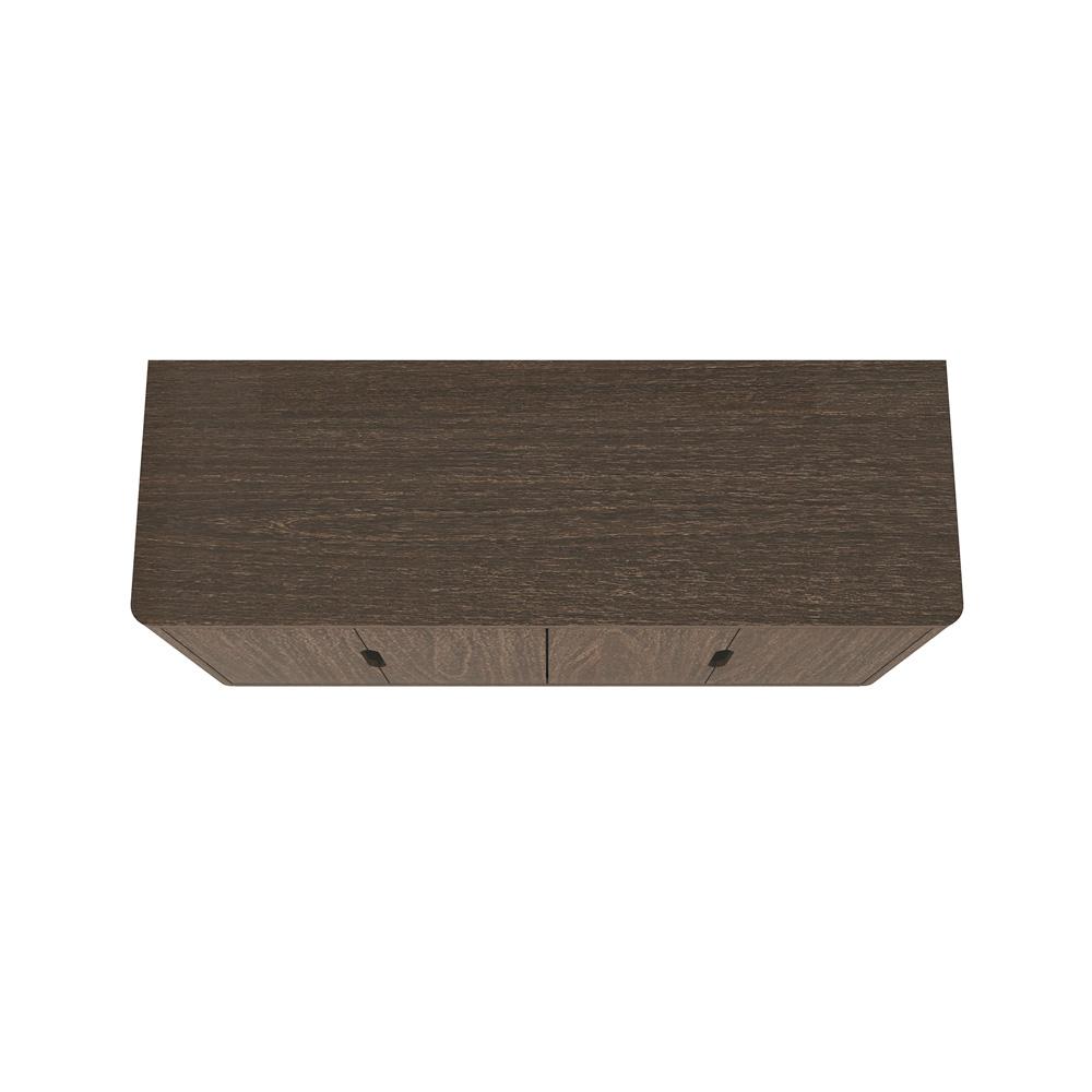Manhattan Comfort - Rivington 60in Sideboard in Walnut (4-Shelf) - SB009-BR veiw 3