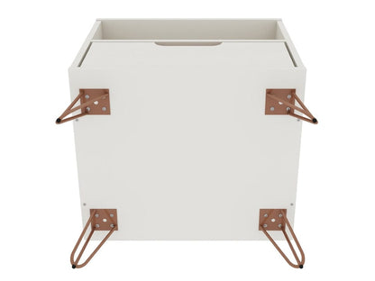 Manhattan Comfort - Rockefeller 1.0 Nightstand in Off White - 101GMC8 veiw 3
