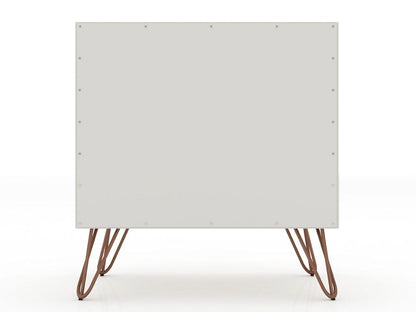 Manhattan Comfort - Rockefeller 1.0 Nightstand in Off White - 101GMC8 veiw 4