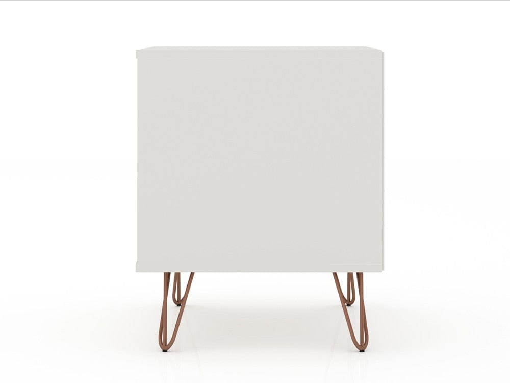 Manhattan Comfort - Rockefeller 2.0 Nightstand in Off White - 102GMC8 veiw 4