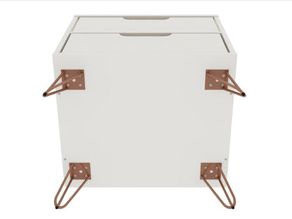Manhattan Comfort - Rockefeller 2.0 Nightstand in Off White - 102GMC8 veiw 5