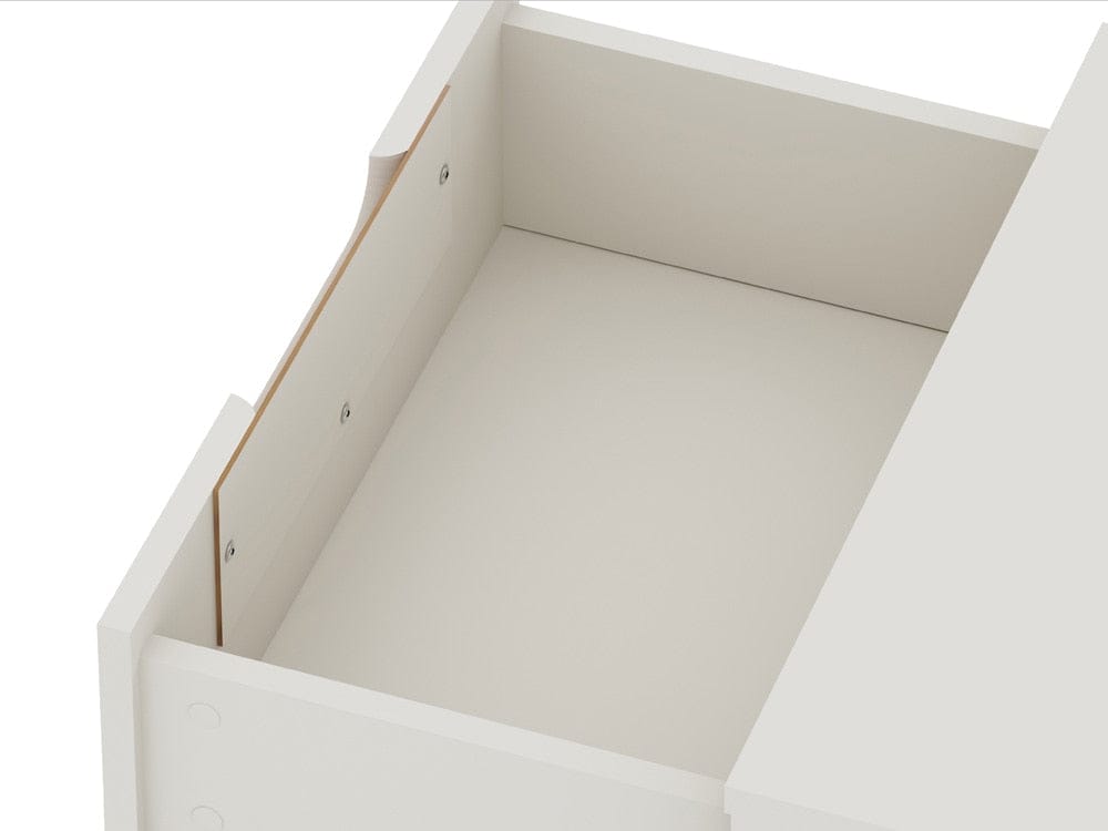 Manhattan Comfort - Rockefeller 2.0 Nightstand in Off White - 102GMC8 veiw 6