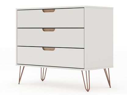 Manhattan Comfort - Rockefeller Dresser in Off White - 103GMC8 veiw 2
