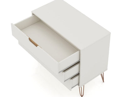 Manhattan Comfort - Rockefeller Dresser in Off White - 103GMC8 veiw 3