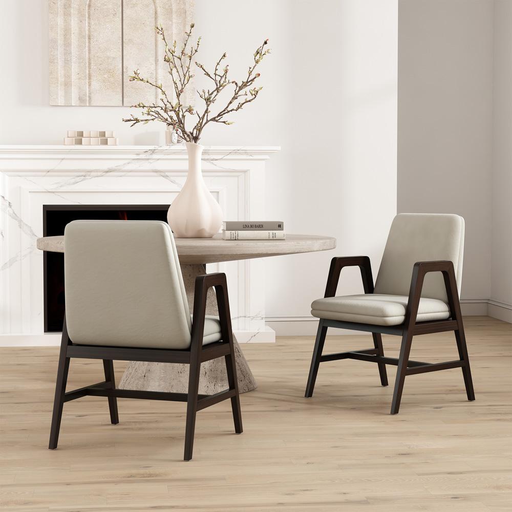 Manhattan Comfort - Stella Dining Armchair in Champagne - Set of 2 - 2-DC101AR-OM veiw 7