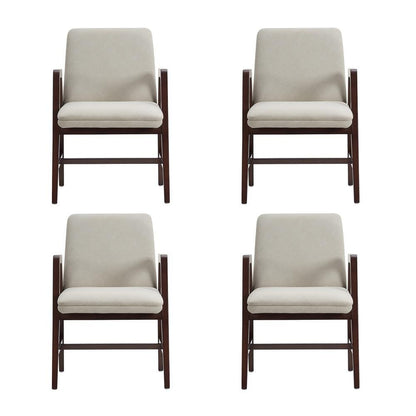 Manhattan Comfort - Stella Dining Armchair in Champagne - Set of 4 - 4-DC101AR-OM veiw 1