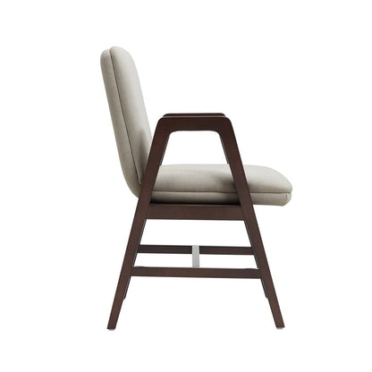 Manhattan Comfort - Stella Dining Armchair in Champagne - DC101AR-OM veiw 2