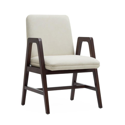 Manhattan Comfort - Stella Dining Armchair in Cream - Set of 2 - 2-DC101AR-CR veiw 3