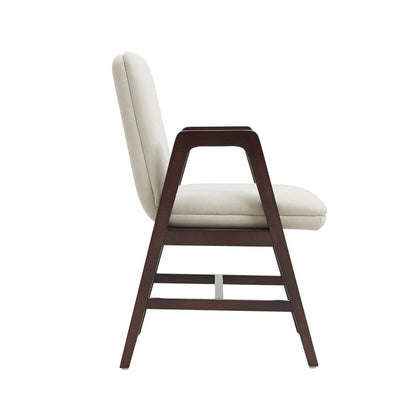 Manhattan Comfort - Stella Dining Armchair in Cream - Set of 4 - 4-DC101AR-CR veiw 2