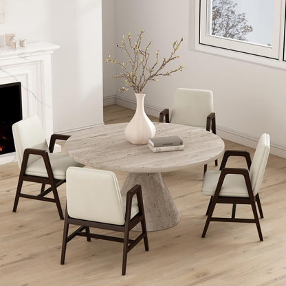 Manhattan Comfort - Stella Dining Armchair in Cream - Set of 4 - 4-DC101AR-CR veiw 7