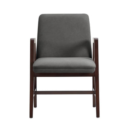 Manhattan Comfort - Stella Dining Armchair in Graphite - DC101AR-GY veiw 1