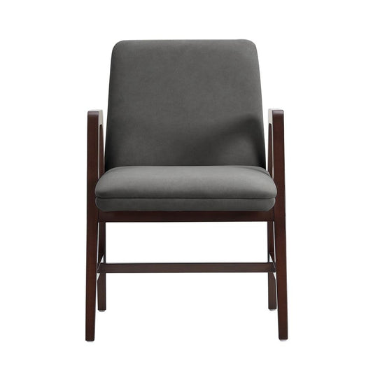 Manhattan Comfort - Stella Dining Armchair in Graphite - DC101AR-GY veiw 1