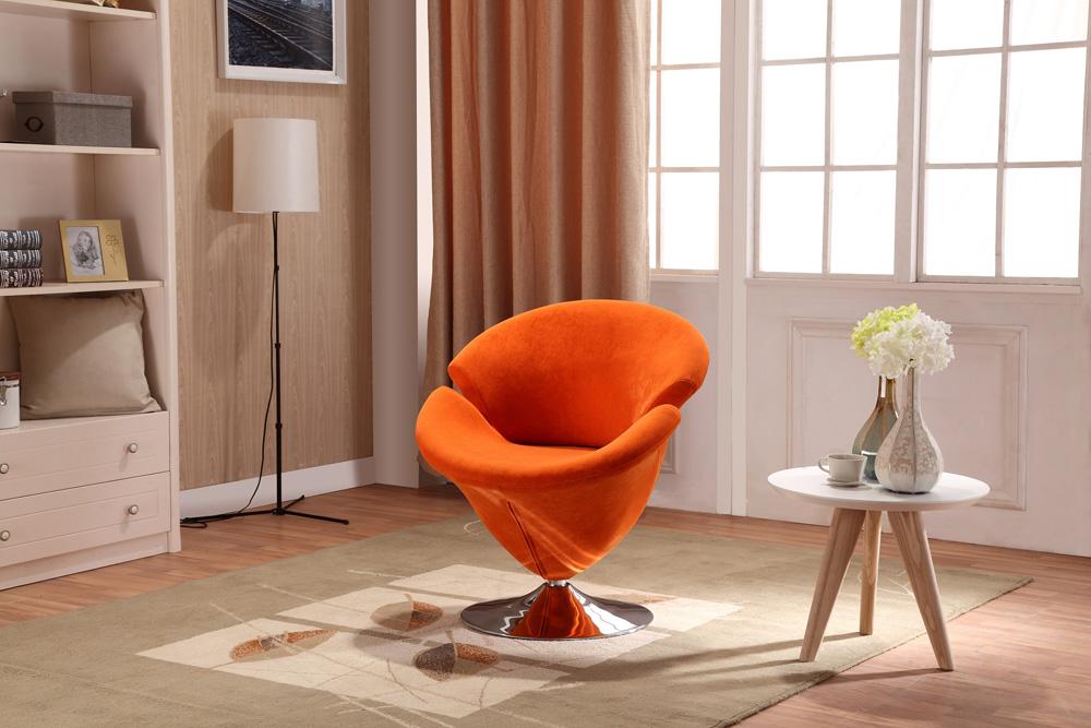Manhattan Comfort - Tulip Velvet Accent Chairs with Metal Legs - Set of 4 - 4-AC029 veiw 7