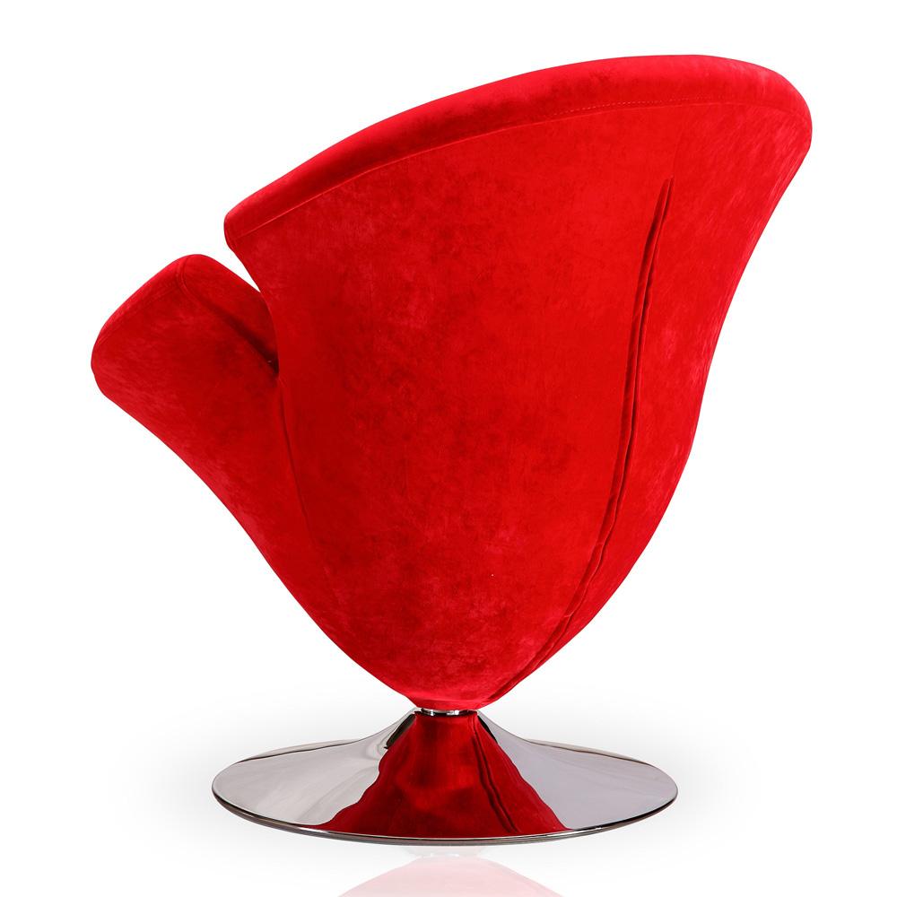 Manhattan Comfort - Tulip Velvet Accent Chairs with Metal Legs - Set of 5 - 5-AC029 veiw 4