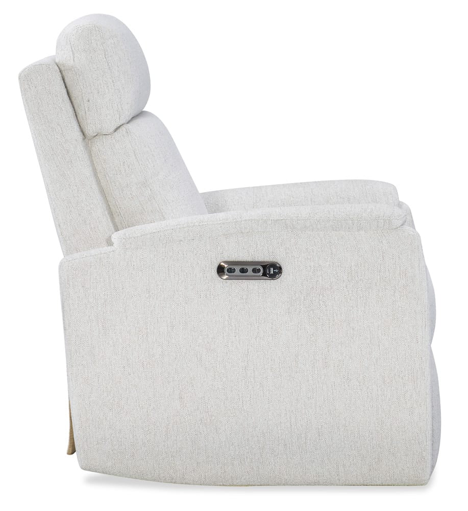 Margaritaville - Latitudes Power Swivel Recliner with Power Headrest and Power Lumbar in Beige Fabric - MV-RC825-PHLSW-408 view 3