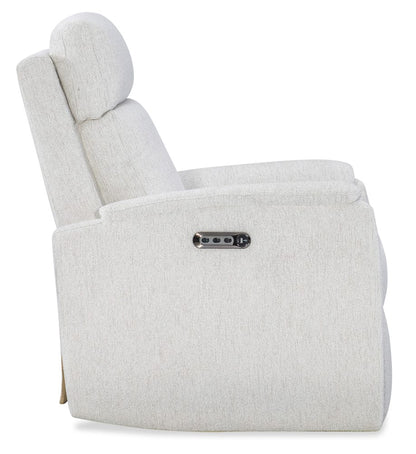Margaritaville - Latitudes Power Swivel Recliner with Power Headrest and Power Lumbar in Beige Fabric - MV-RC825-PHLSW-408 view 3