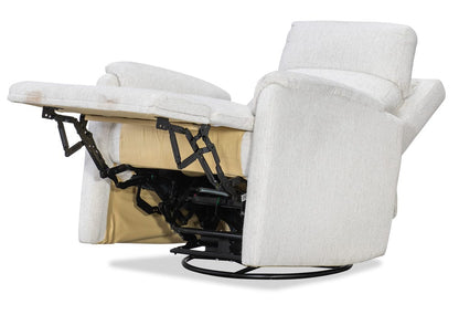Margaritaville - Latitudes Power Swivel Recliner with Power Headrest and Power Lumbar in Beige Fabric - MV-RC825-PHLSW-408 view 6