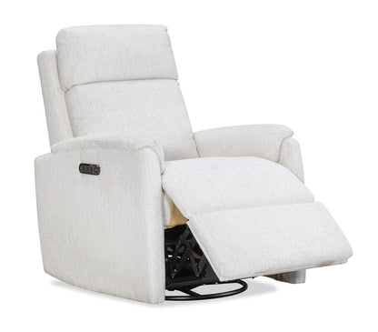 Margaritaville - Latitudes Power Swivel Recliner with Power Headrest and Power Lumbar in Beige Fabric - MV-RC825-PHLSW-408 view 7