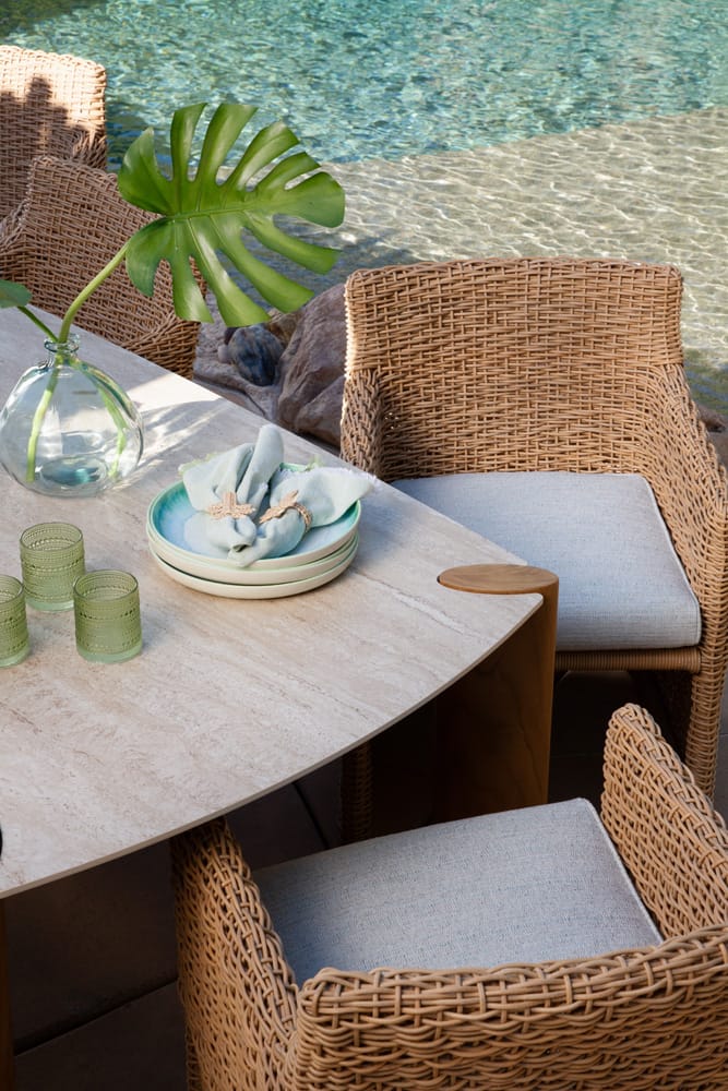 Margaritaville - Somerset Dining Chair in Poros Dune - MV-9101-1-PDN-STKIT view 6