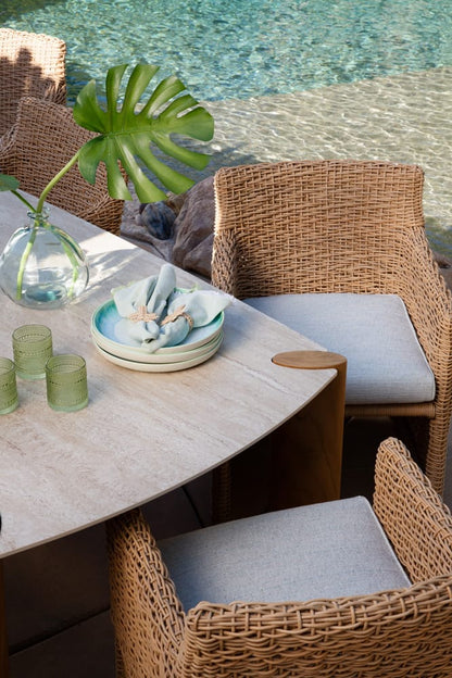 Margaritaville - Somerset Dining Chair in Poros Dune - MV-9101-1-PDN-STKIT view 6