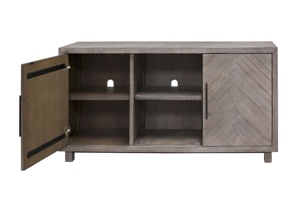 Martin Furniture - Palisades 60in TV Console, Fully Assembled, Gray - IMPA360 veiw 5