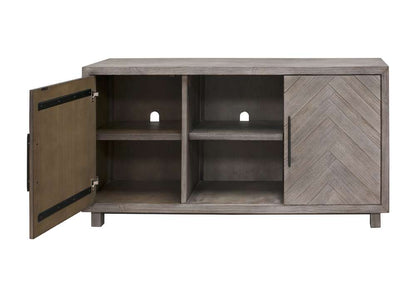 Martin Furniture - Palisades 60in TV Console, Fully Assembled, Gray - IMPA360 veiw 5