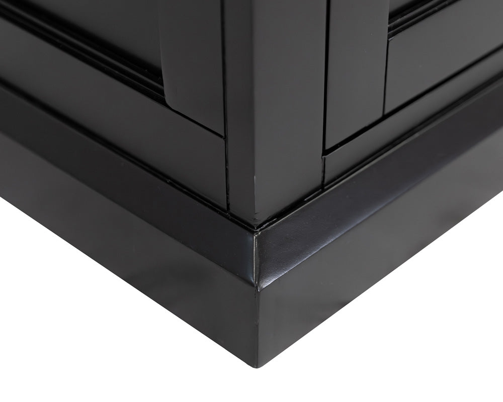 Martin Furniture - Abby - Modern Wood Drop-Lid Secretary Desk, Fully Assembled, Black - IMAY550B view 11