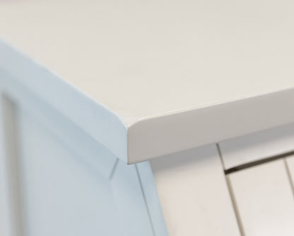 Martin Furniture - Abby - Modern Wood Drop-Lid Secretary Desk, Fully Assembled, White - IMAY550 view 11