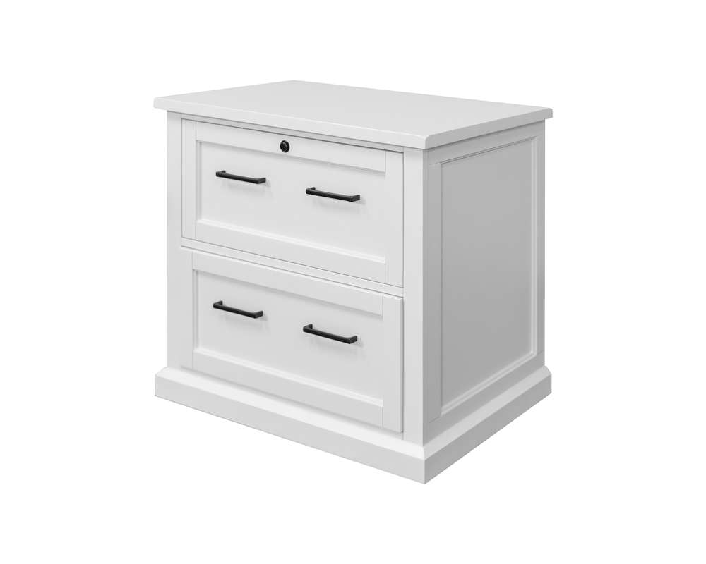 Martin Furniture - Abby - Modern Wood Lateral File, Fully Assembled, White - IMAY450 view 2
