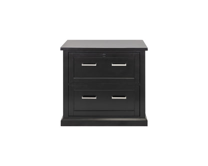 Martin Furniture - Abby - Modern Wood Lateral File, Office Lateral File, Storage File Drawer, Fully Assembled, Black - IMAY450B view 2