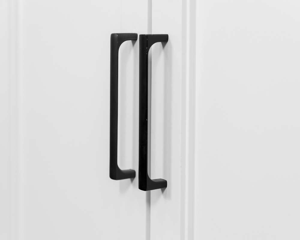 Martin Furniture - Abby - Modern Wood Lower Doors Bookcase, Fully Assembled, White - IMAY3278D view 5