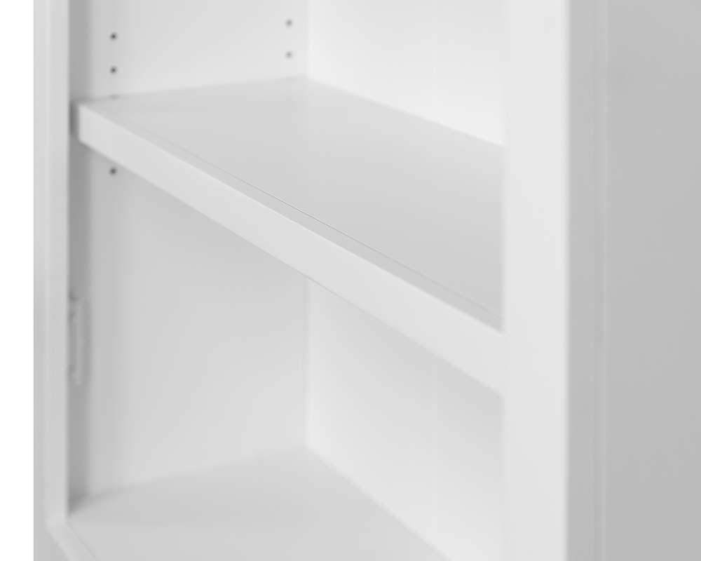 Martin Furniture - Abby - Modern Wood Lower Doors Bookcase, Fully Assembled, White - IMAY3278D view 6