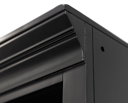 Martin Furniture - Abby - Modern Wood Lower Doors Bookcase, Office Bookcase, Office Shelving, Office Storage, Fully Assembled, Black - IMAY3278DB view 5